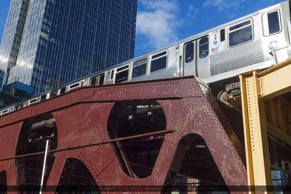 208 - METAL BRIDGE - USA - Chicago - mai 2017