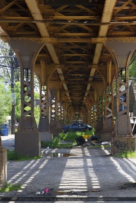 214 - UNDER SUBWAY - USA - Chicago - mai 2017