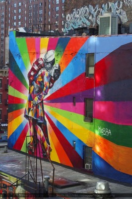 88 - STREET - ART HIGH LINE - USA - New-York - janvier 2013
