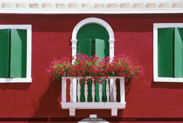 10 - BALCONE  -  ALBERGO - ITALIE - Venise - juin 1994
